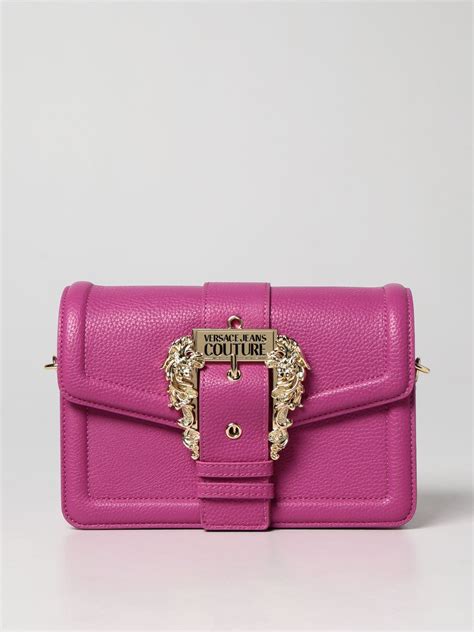 versace jeans bag pink